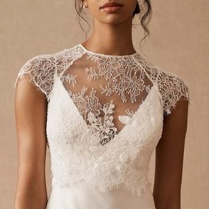 BHLDN Amsale Lauretta Topper